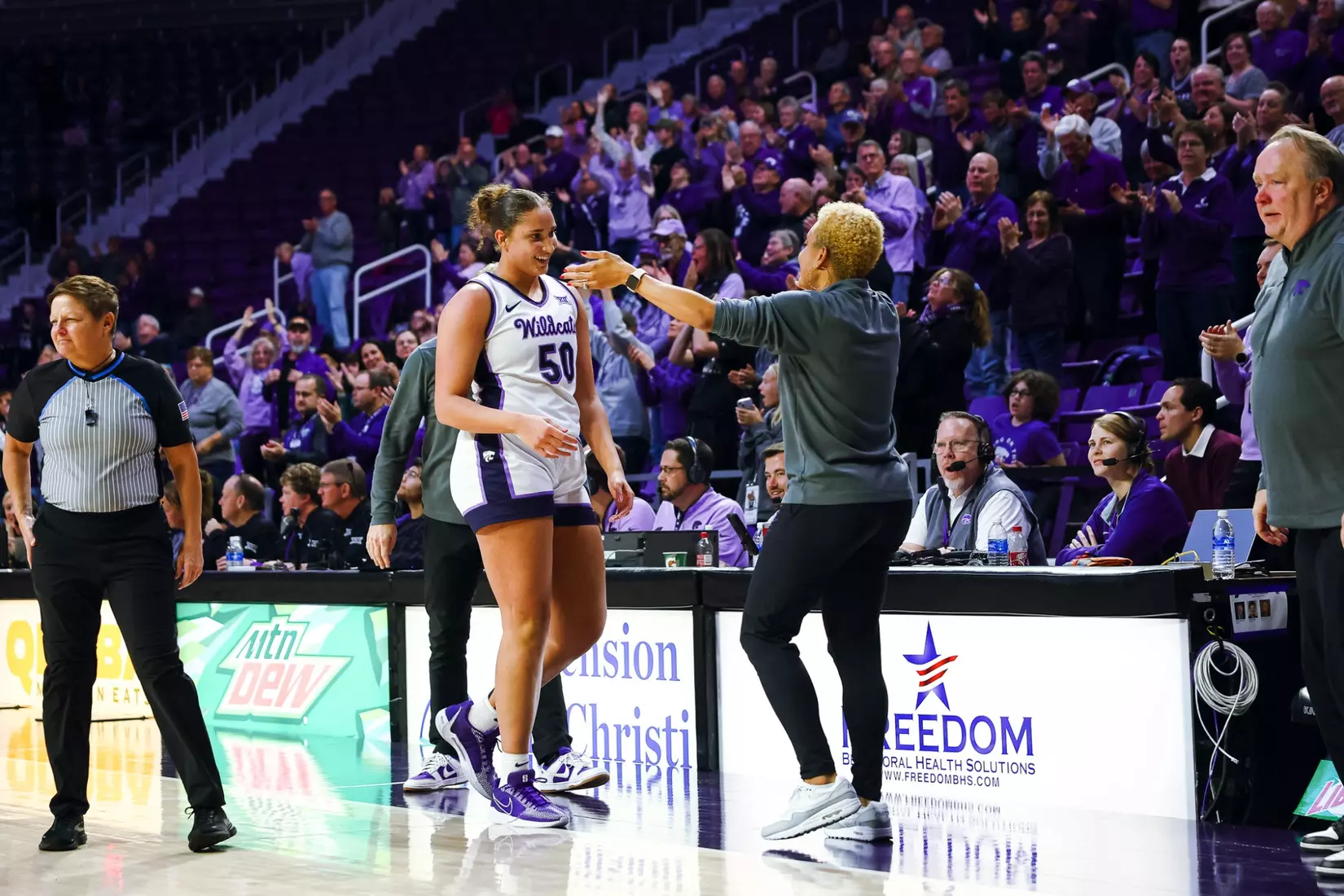 K-State vs Eastern Illinois - Ayoka Lee earns the #1 All Time-Scoring record / Bramlage Coliseum - Manhattan, KS