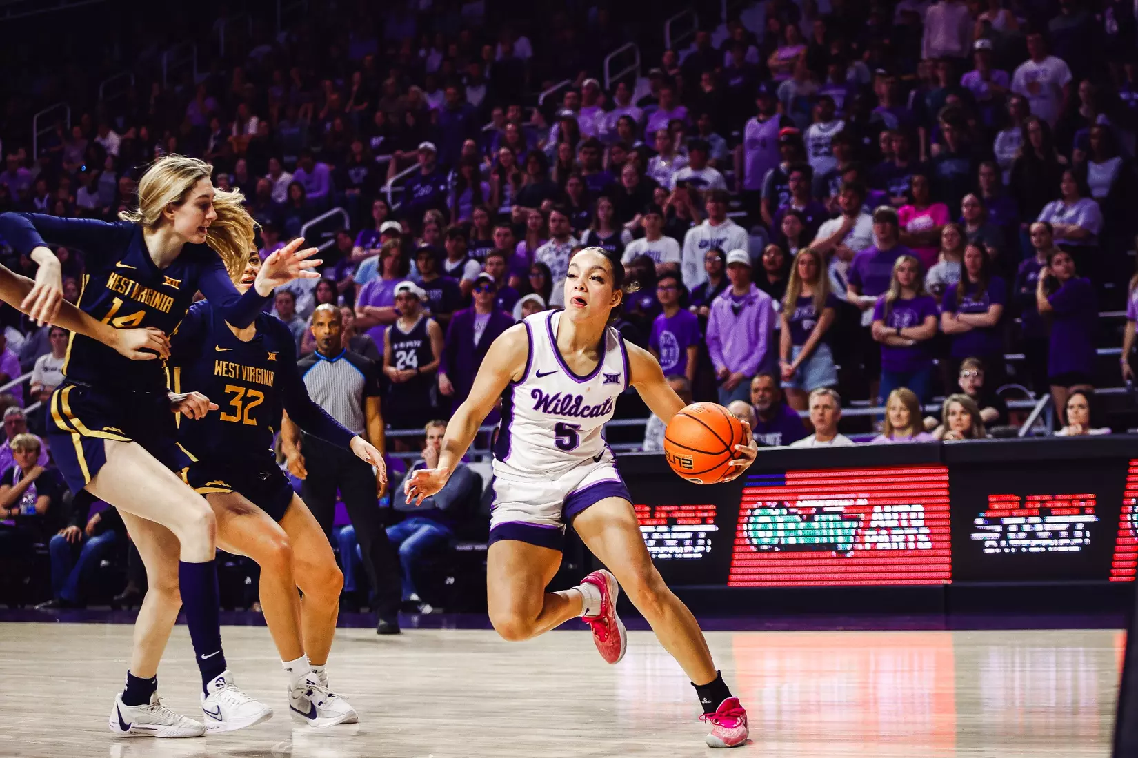 #10 K-State defeats #22 WVU in overtime 73-64 on 2/21/24