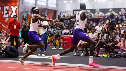Men's 4x400 relay Big 12 Championship-- Kyle Gale, Nen Matlock