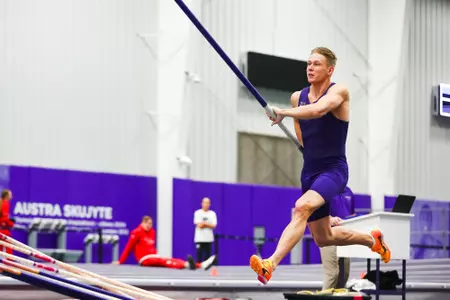K-State Track and Field opens their first home meet in the new indoor facility with the Austra Skujyte Women's Pentathlon/Steve Fritz Men's Heptathlon Multis Meet.