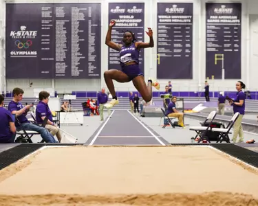 K-State Track and Field opens their first home meet in the new indoor facility with the Austra Skujyte Women's Pentathlon/Steve Fritz Men's Heptathlon Multis Meet.