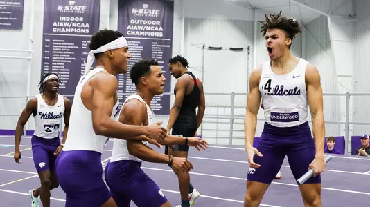 Men's 4x400 relay break school record at DeLoss Dodds Invitational