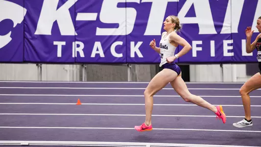 Sydney Burton during DeLoss Dodds Invitational at K-State Indoor Track & Field Complex