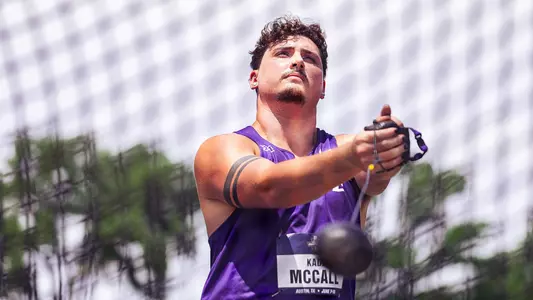 Kade McCall at the NCAA Championship in Austin, Texas, June 7-10, 2023