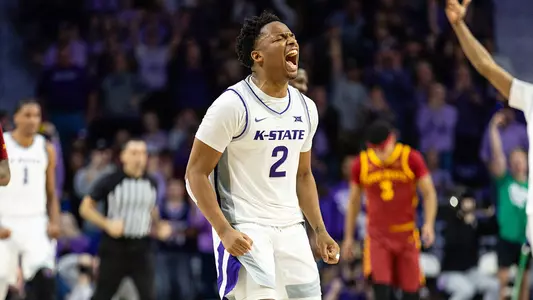 K-State Men's Basketball vs. Iowa State, March 9, 2024. Final: KSU 65, ISU 58
Senior Night
(Photo: Austin Van Meter/K-State Sports)