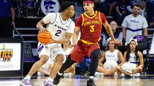 K-State Men's Basketball vs. Iowa State, March 9, 2024. Final: KSU 65, ISU 58
Senior Night
(Photo: Austin Van Meter/K-State Sports)