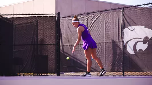 Veronika Kulhava versus Cincinnati at Mike Goss Tennis Stadium on March 28