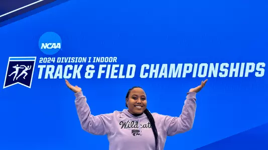 Monique Hardy at NCAA Indoor Championship in Boston, Mass.