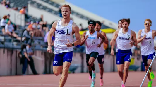 Will Carroll in the men's 800 meters at Shocker Spring Invitational