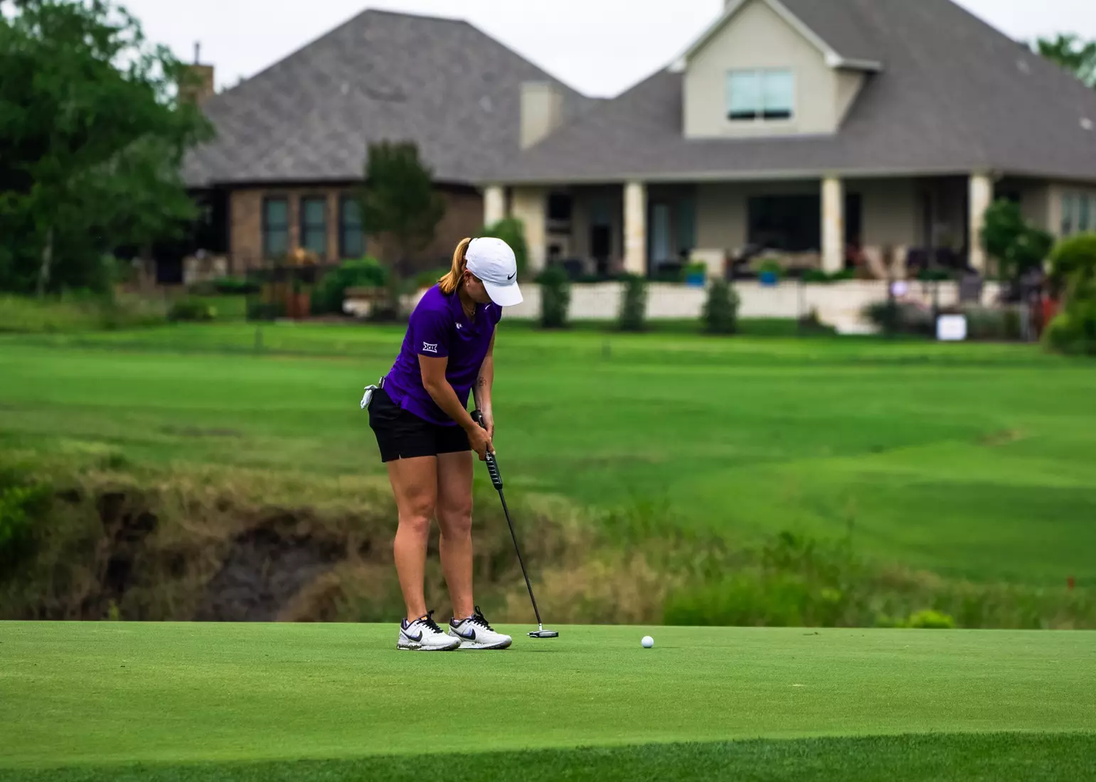 Carla Bernat during the first round of the NCAA Bryan Regional held at the Traditions Golf Club in Bryan, Texas, on Monday, May 6, 2024. (Laryssa Myers)