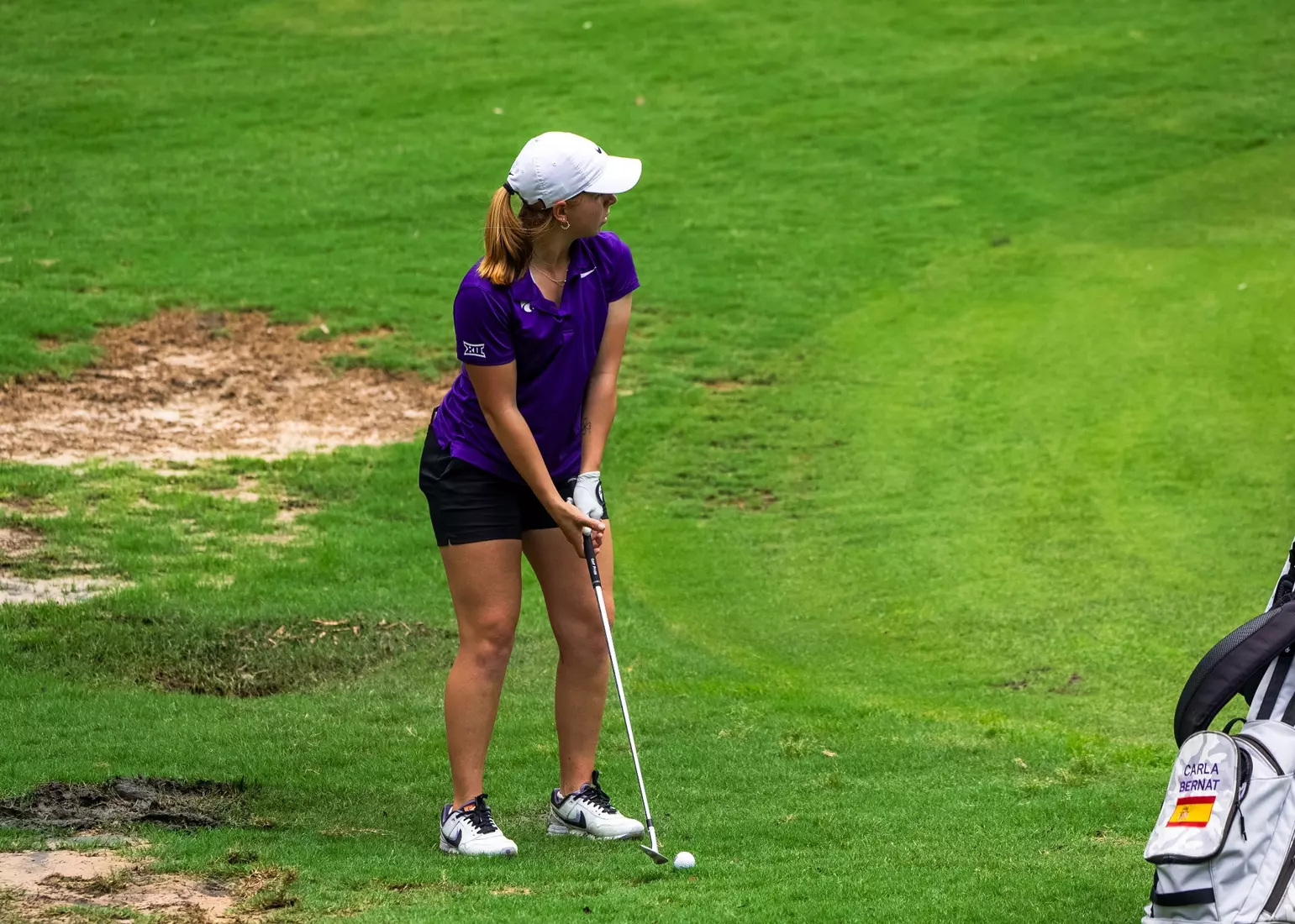 Carla Bernat during the first round of the NCAA Bryan Regional held at the Traditions Golf Club in Bryan, Texas, on Monday, May 6, 2024. (Laryssa Myers)