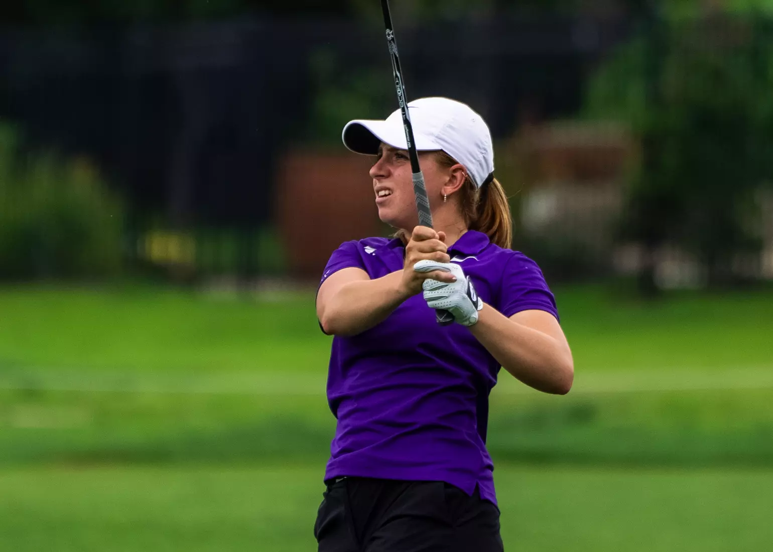 Carla Bernat during the first round of the NCAA Bryan Regional held at the Traditions Golf Club in Bryan, Texas, on Monday, May 6, 2024. (Laryssa Myers)