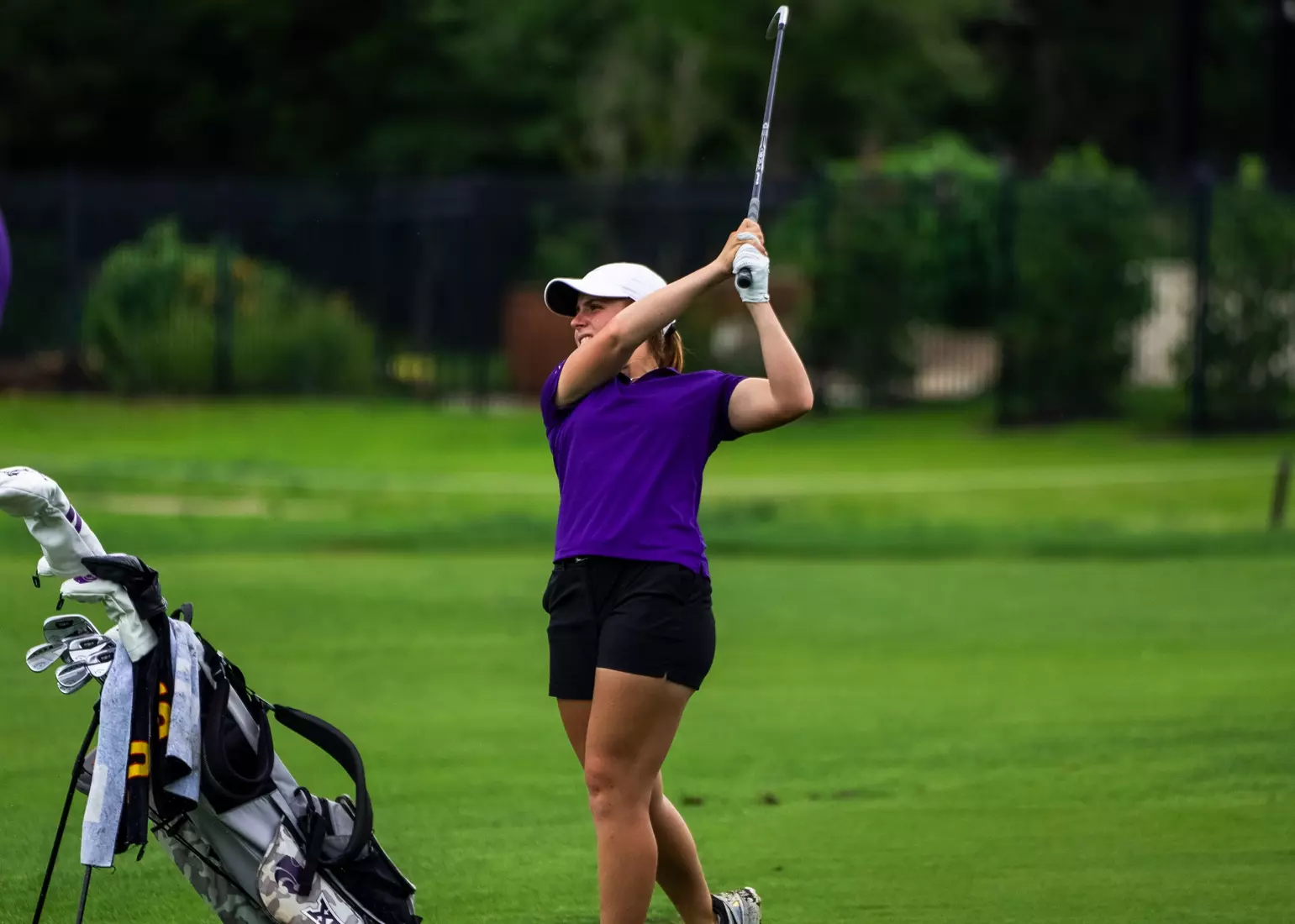 Carla Bernat during the first round of the NCAA Bryan Regional held at the Traditions Golf Club in Bryan, Texas, on Monday, May 6, 2024. (Laryssa Myers)