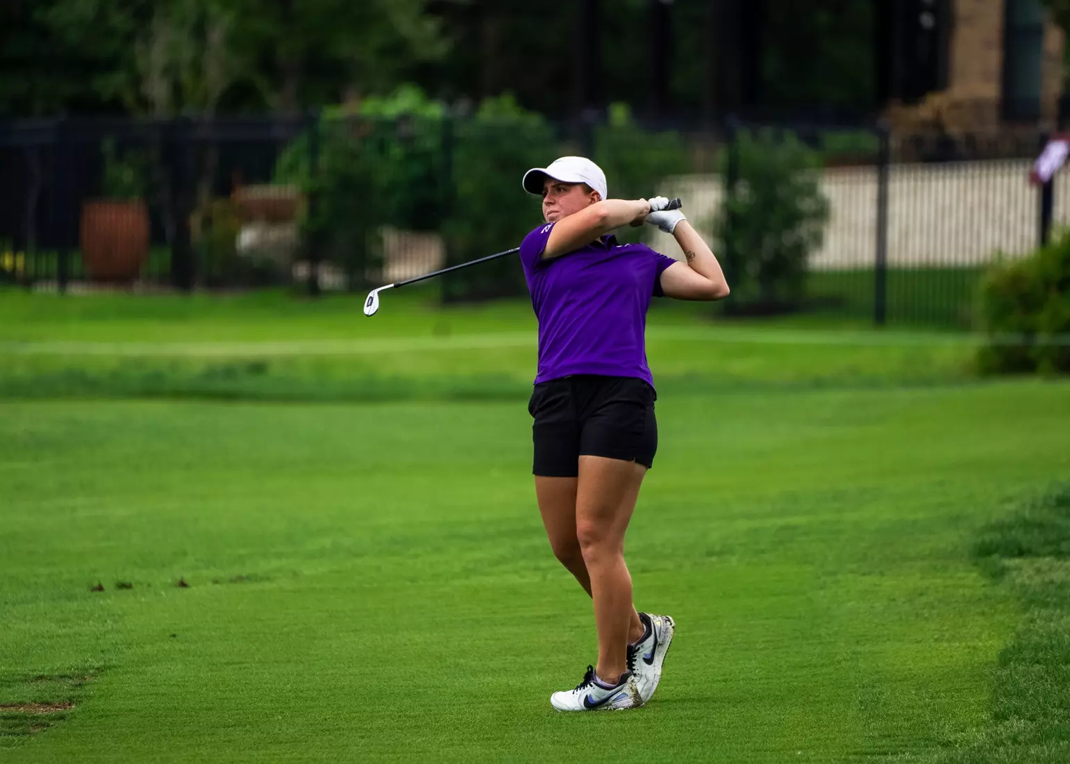 Carla Bernat during the first round of the NCAA Bryan Regional held at the Traditions Golf Club in Bryan, Texas, on Monday, May 6, 2024. (Laryssa Myers)