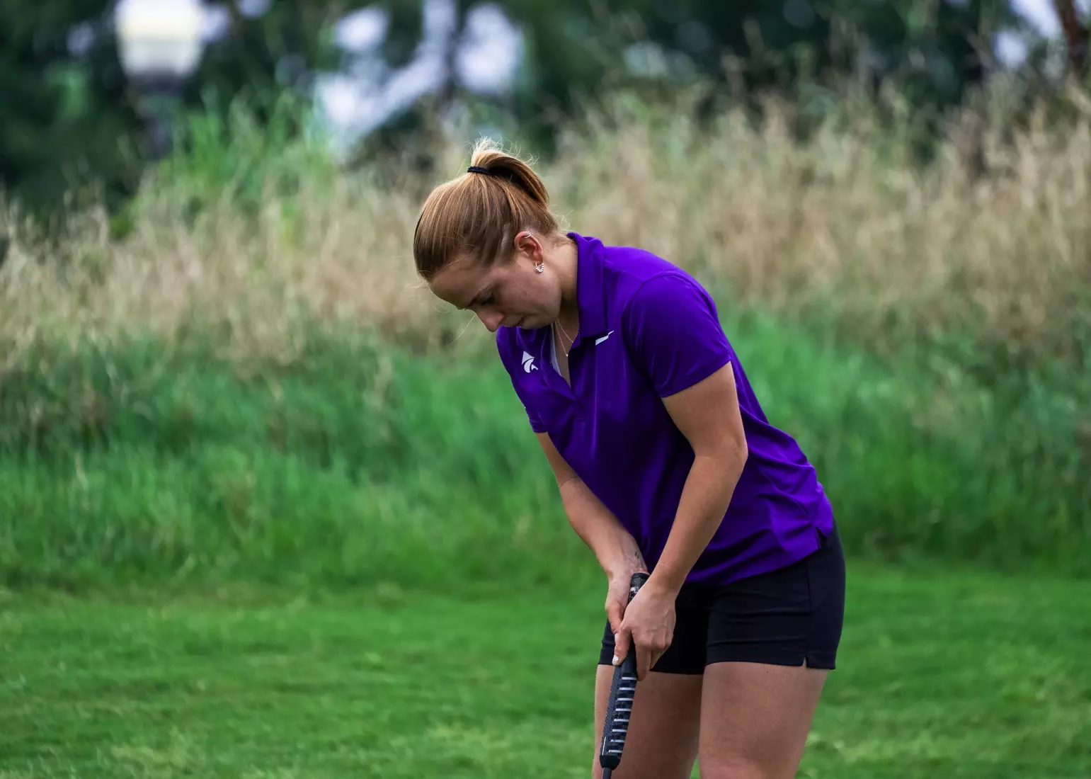 Carla Bernat during the first round of the NCAA Bryan Regional held at the Traditions Golf Club in Bryan, Texas, on Monday, May 6, 2024. (Laryssa Myers)