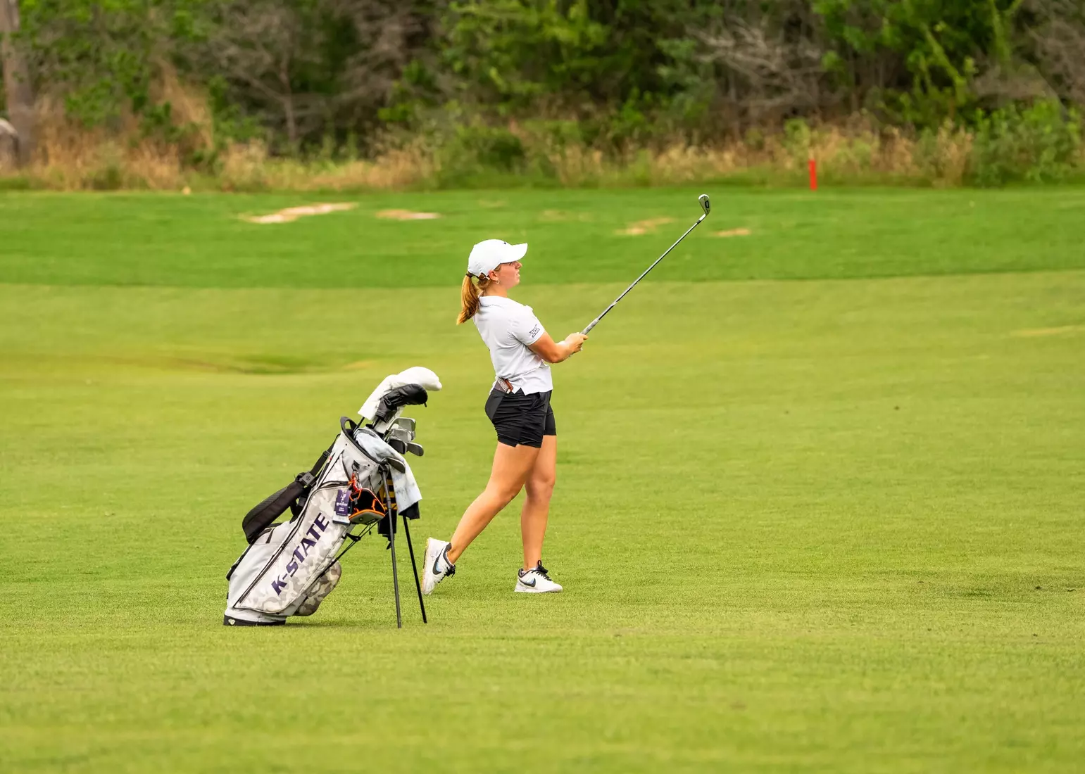 Carla Bernat during the second round of the NCAA Bryan Regional held at the Traditions Golf Club in Bryan, Texas, on Tuesday, May 7, 2024. (Laryssa Myers)