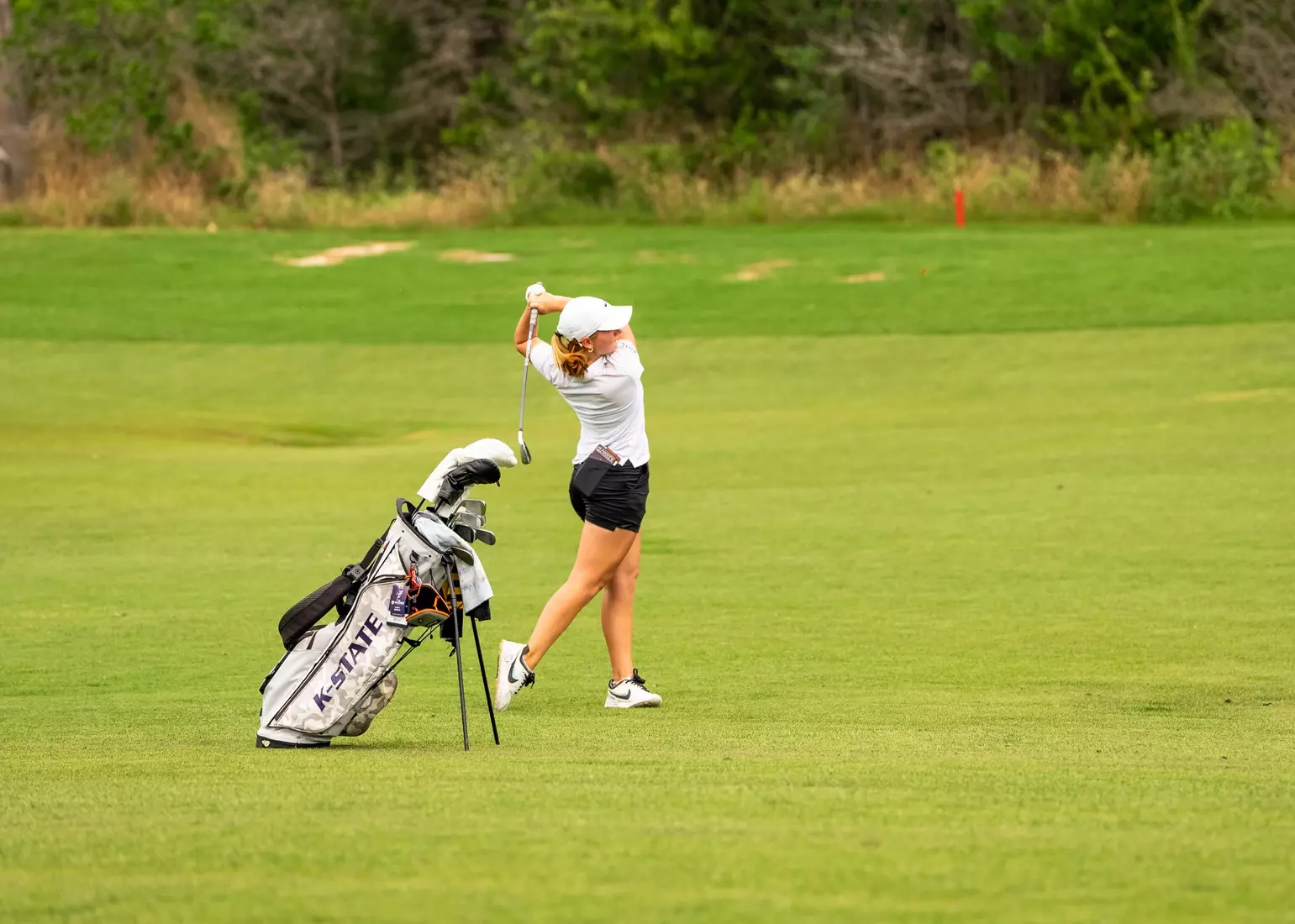 Carla Bernat during the second round of the NCAA Bryan Regional held at the Traditions Golf Club in Bryan, Texas, on Tuesday, May 7, 2024. (Laryssa Myers)