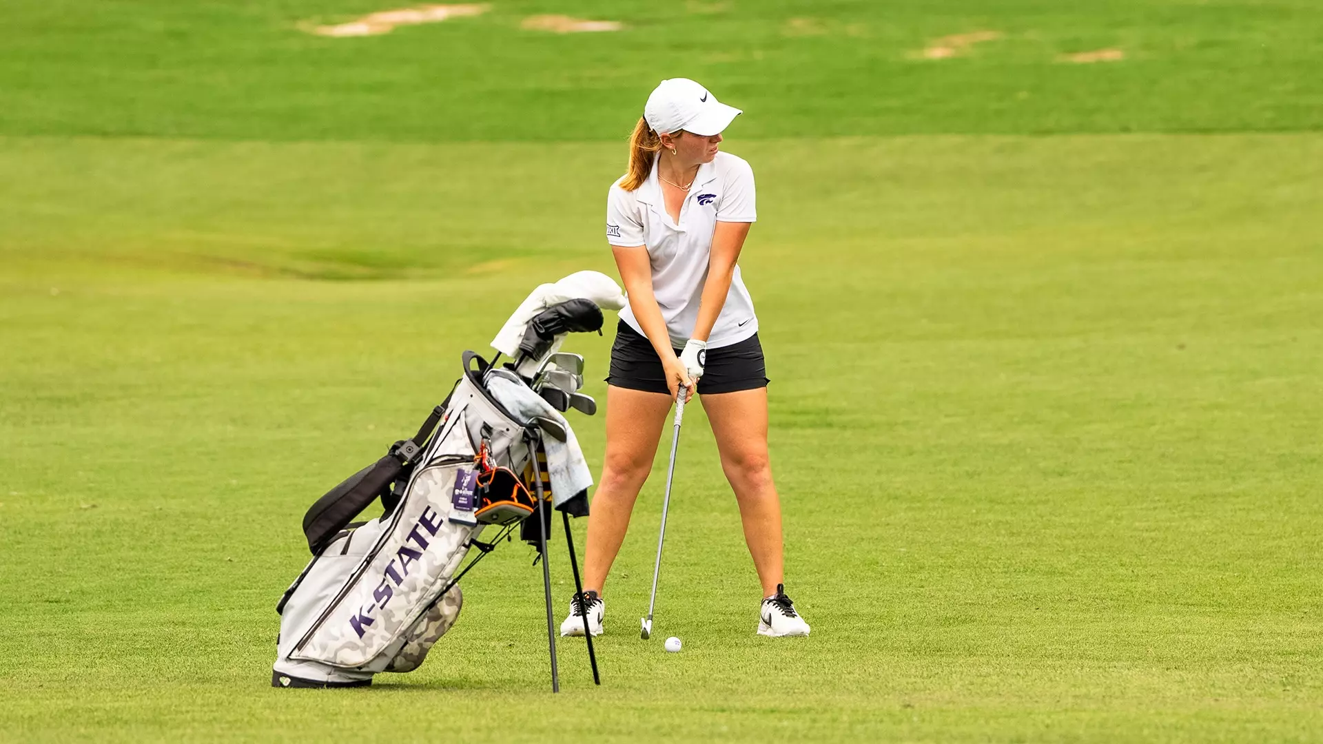 Carla Bernat during the second round of the NCAA Bryan Regional held at the Traditions Golf Club in Bryan, Texas, on Tuesday, May 7, 2024. (Laryssa Myers)