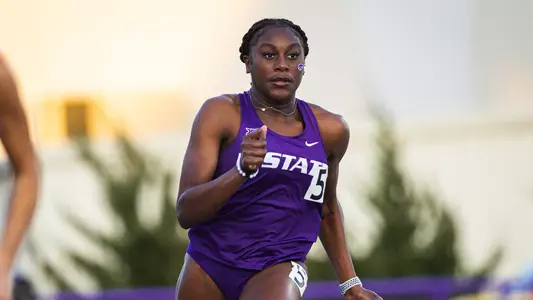 Twaneise Johnson running in the Ward Haylett Invitational on April 26 at R.V. Christian Track