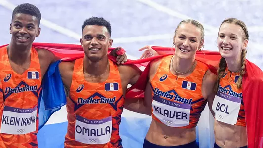 Eugene Omalla 2024 Paris Olympics The Netherlands 4x400 Mixed Relay team