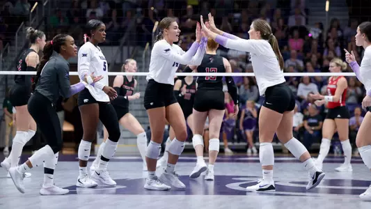 K-State vs Texas Tech - Friday, October 10, 2025 - Final Score: KSU 3, TTU 0 (25-15, 25-14, 25-19)