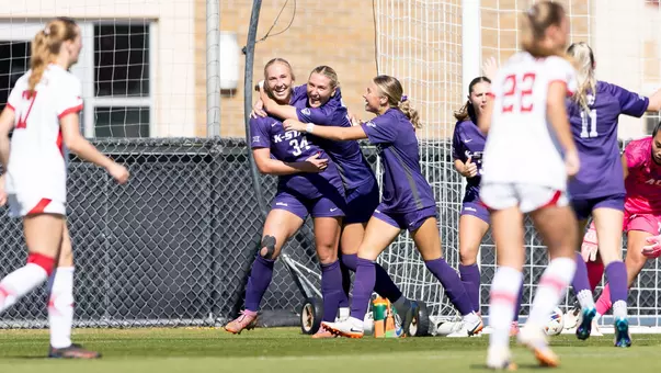 Allison Marshall goal celebration at Texas Tech