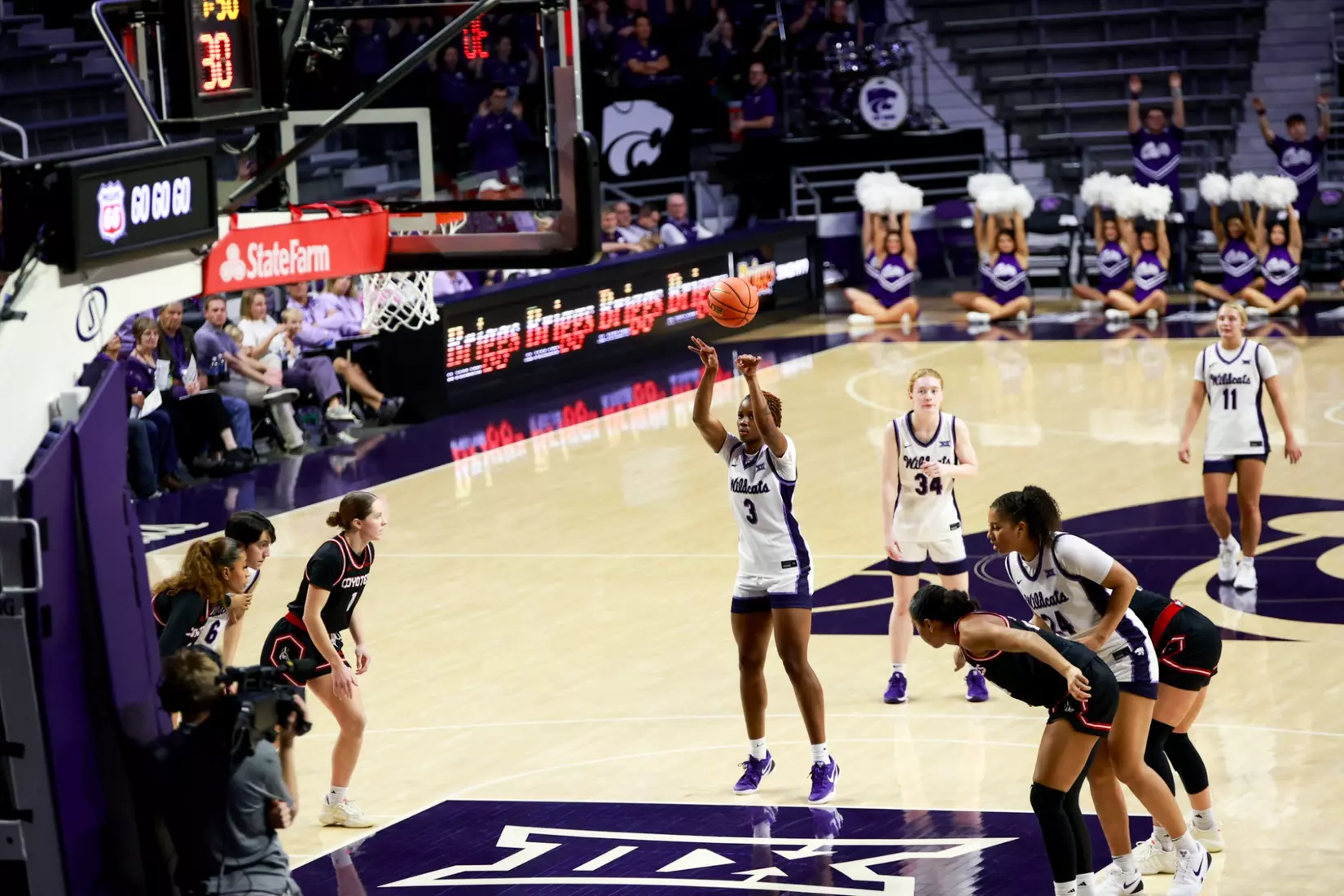K-State Women's Basketball vs South Dakota - Thursday, November 13, 2025 - Bramlage Coliseum, Manhattan, KS