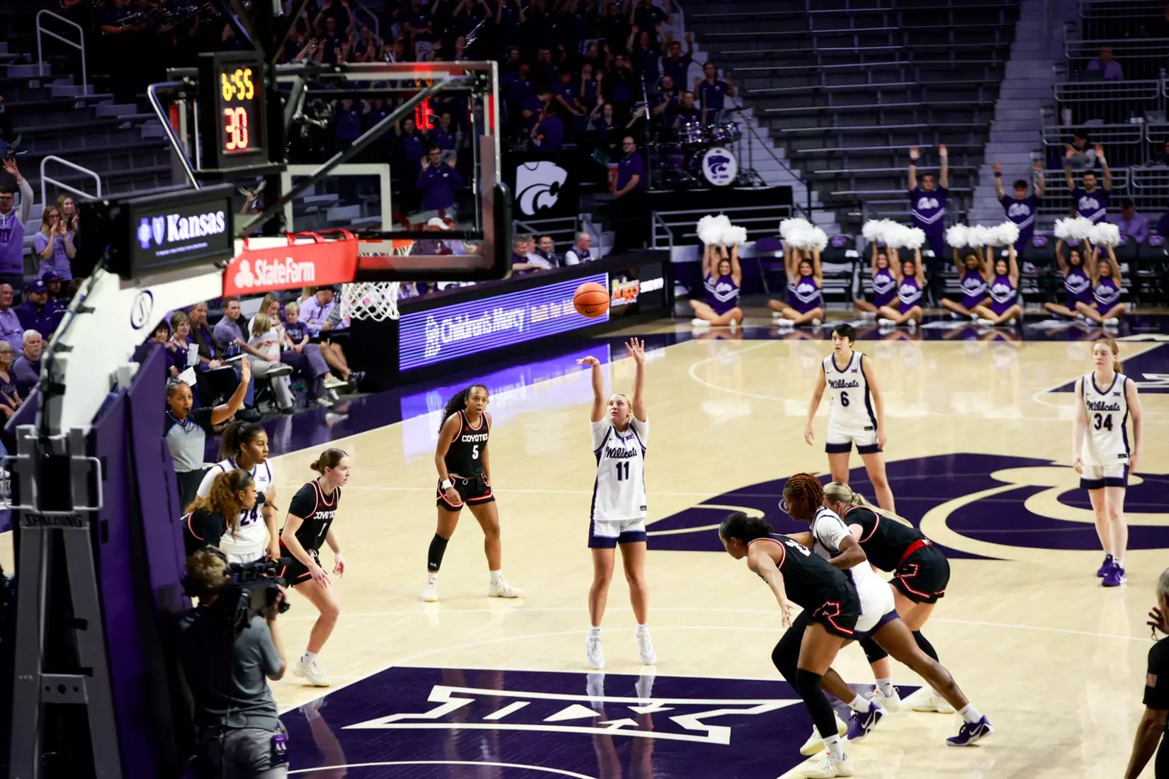 K-State Women's Basketball vs South Dakota - Thursday, November 13, 2025 - Bramlage Coliseum, Manhattan, KS