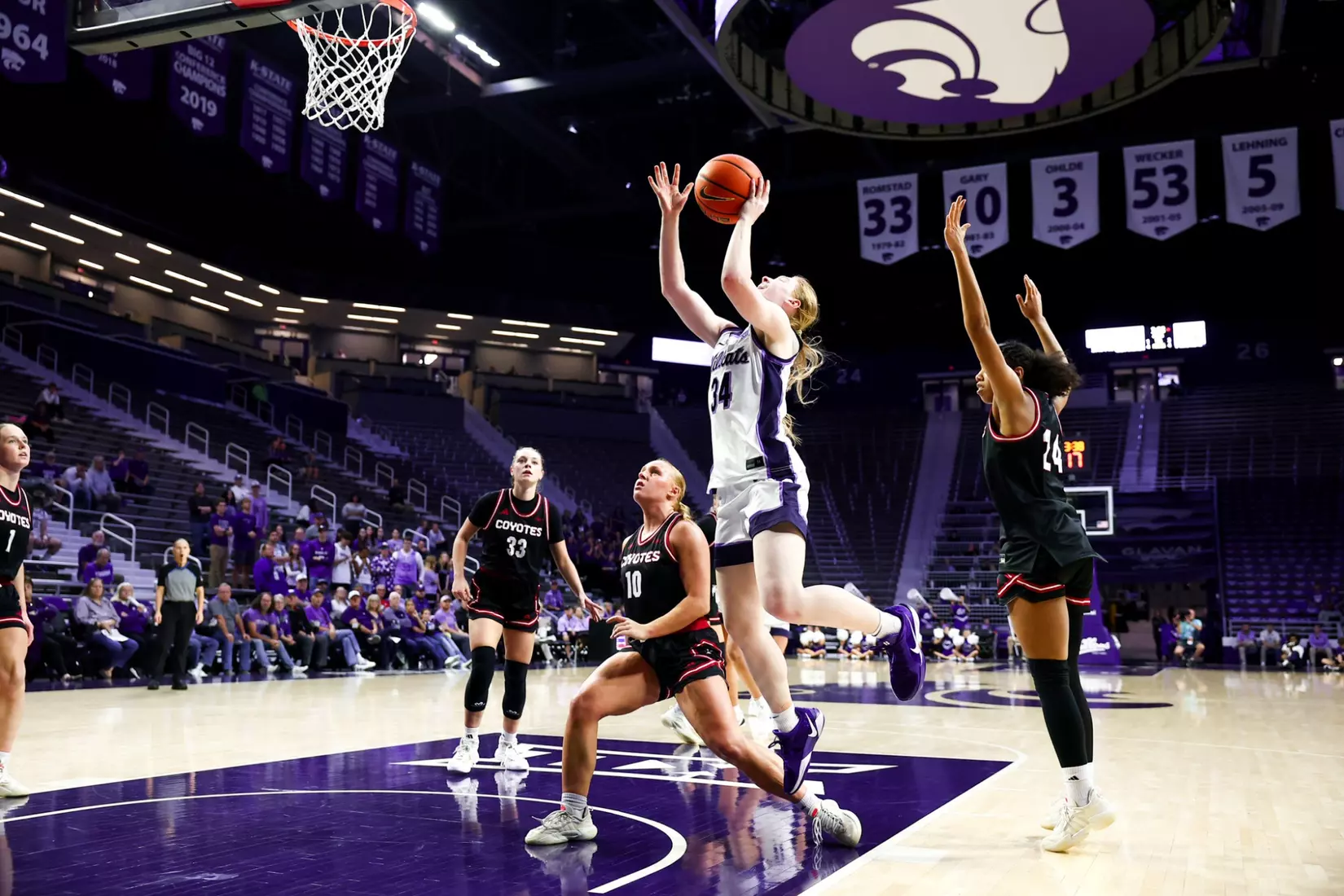 K-State Women's Basketball vs South Dakota - Thursday, November 13, 2025 - Bramlage Coliseum, Manhattan, KS