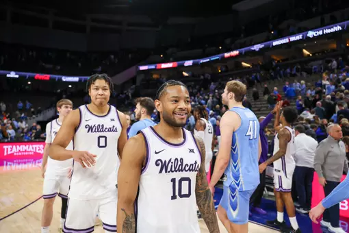 KStateMBB @ Creighton, Final K-State 83, Creighton 76. Omaha, Nebraska. December 13th
