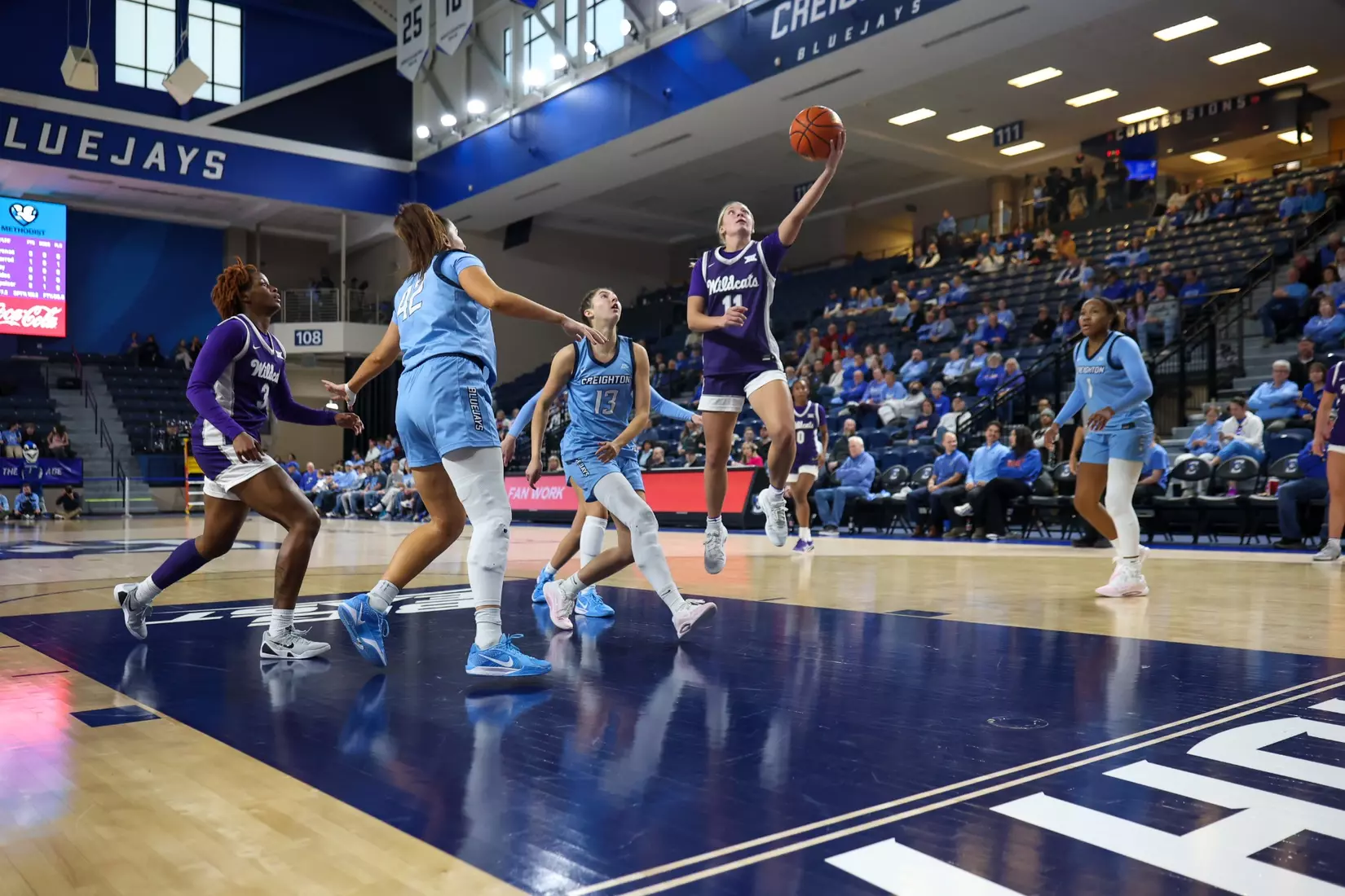 KStateWBB @ Creighton, December 14th, DJ Sokol Arena. Final: K-State 75, Creighton 71