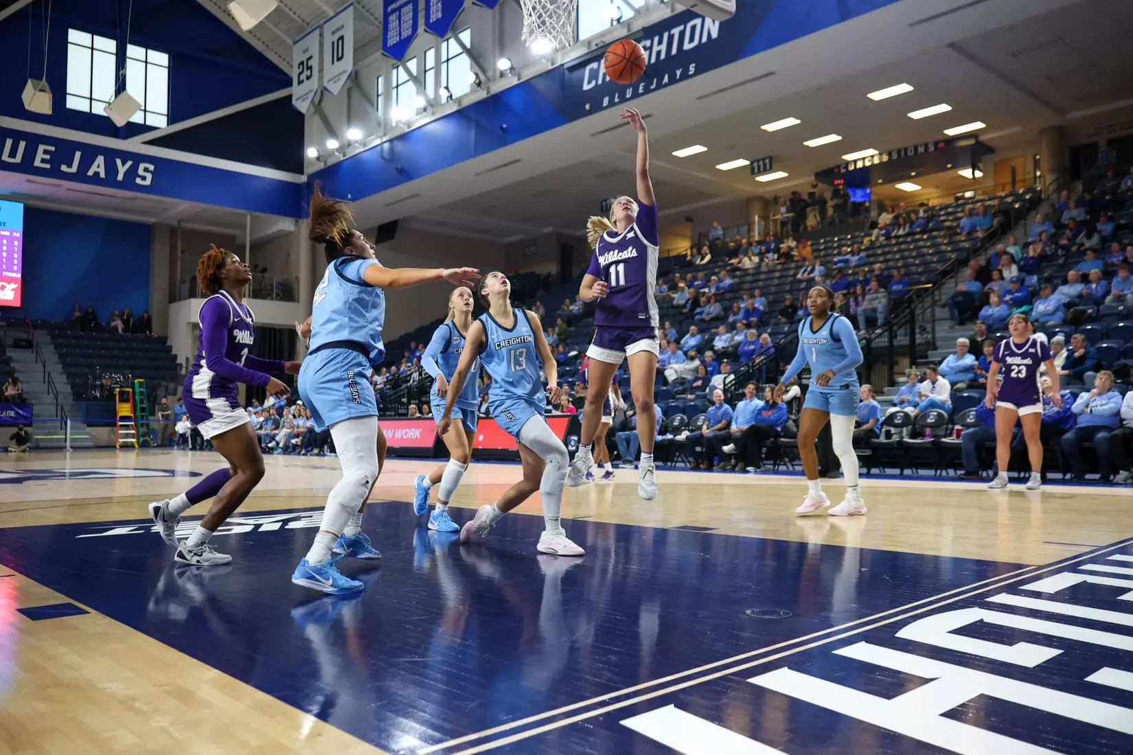 KStateWBB @ Creighton, December 14th, DJ Sokol Arena. Final: K-State 75, Creighton 71