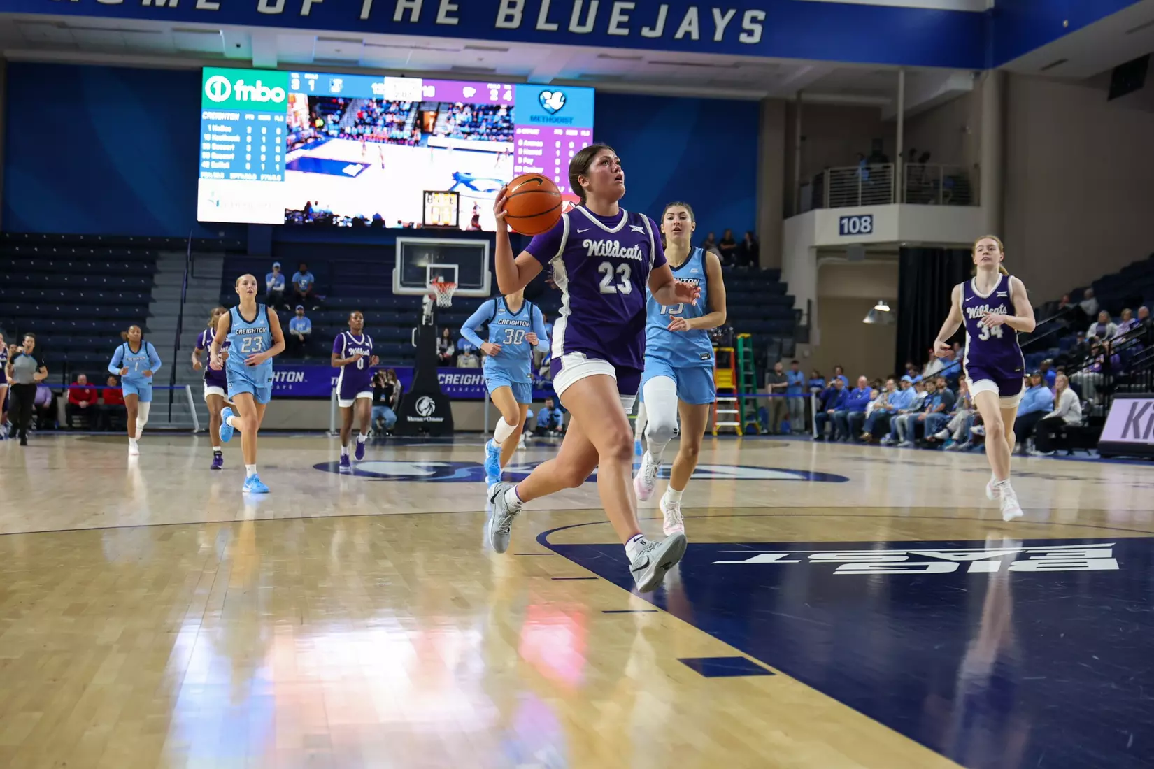 KStateWBB @ Creighton, December 14th, DJ Sokol Arena. Final: K-State 75, Creighton 71
