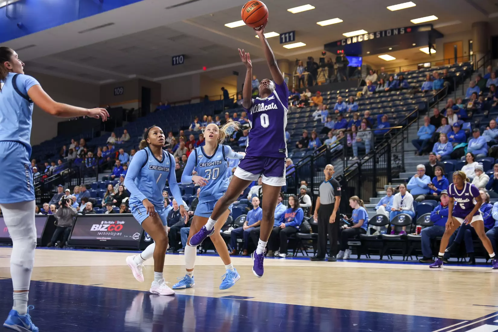 KStateWBB @ Creighton, December 14th, DJ Sokol Arena. Final: K-State 75, Creighton 71