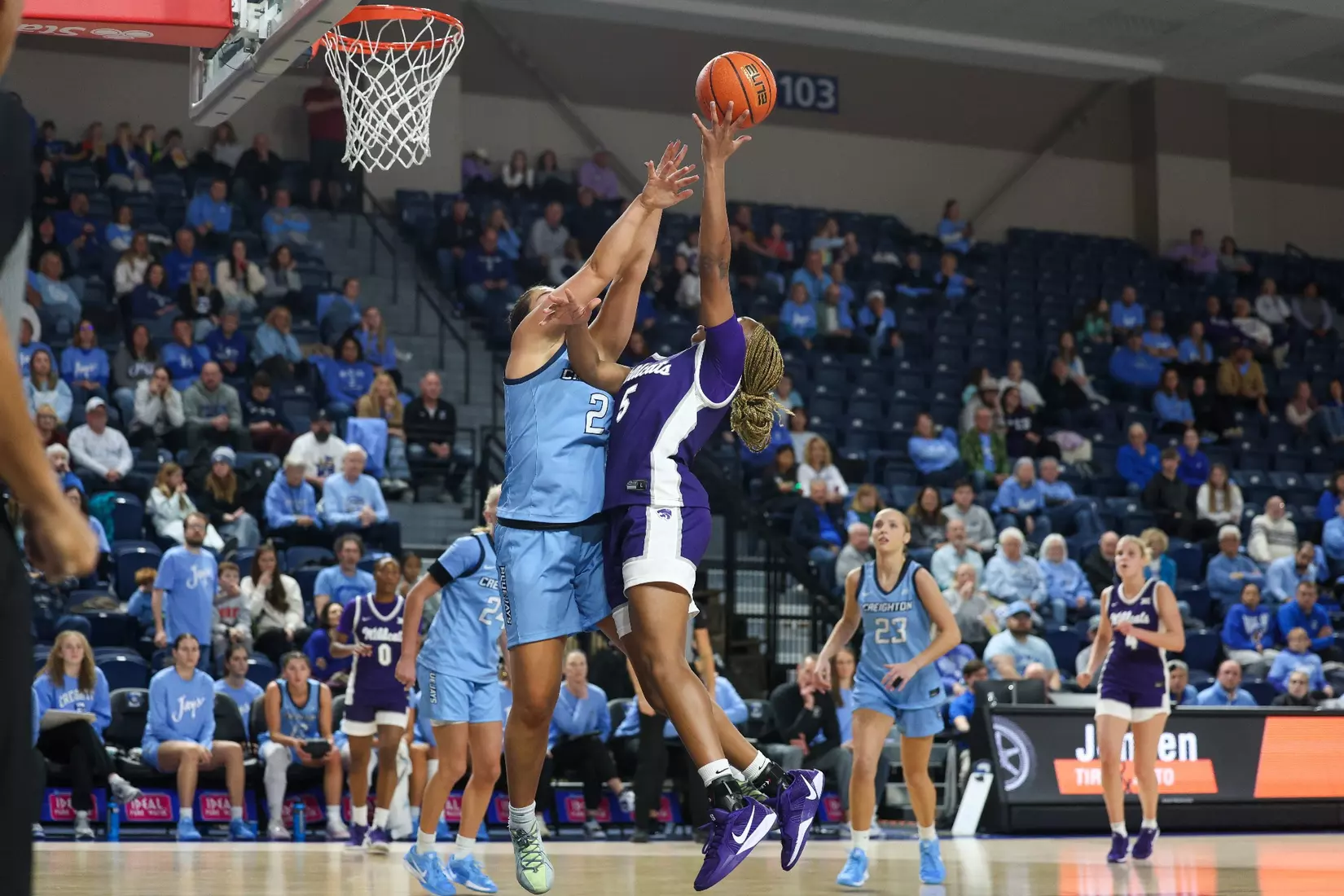 KStateWBB @ Creighton, December 14th, DJ Sokol Arena. Final: K-State 75, Creighton 71