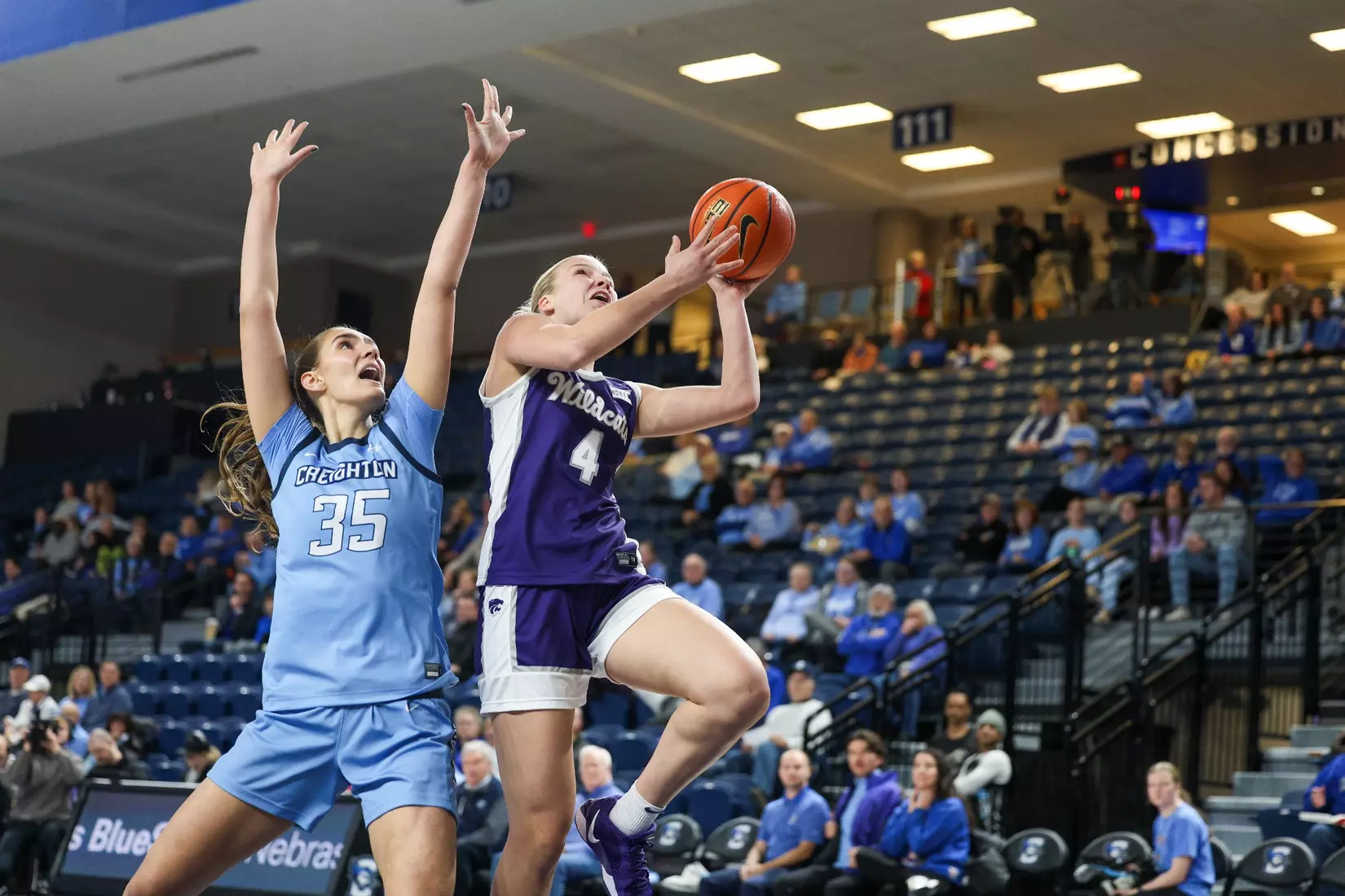 KStateWBB @ Creighton, December 14th, DJ Sokol Arena. Final: K-State 75, Creighton 71