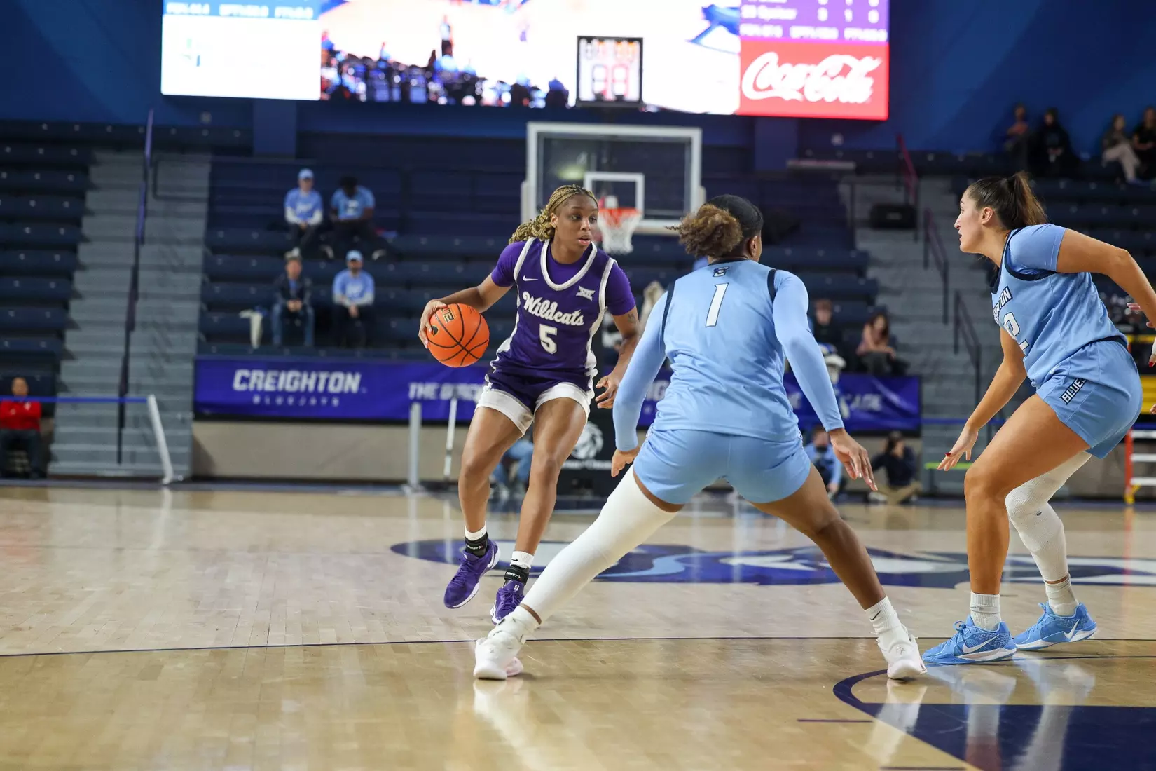 KStateWBB @ Creighton, December 14th, DJ Sokol Arena. Final: K-State 75, Creighton 71