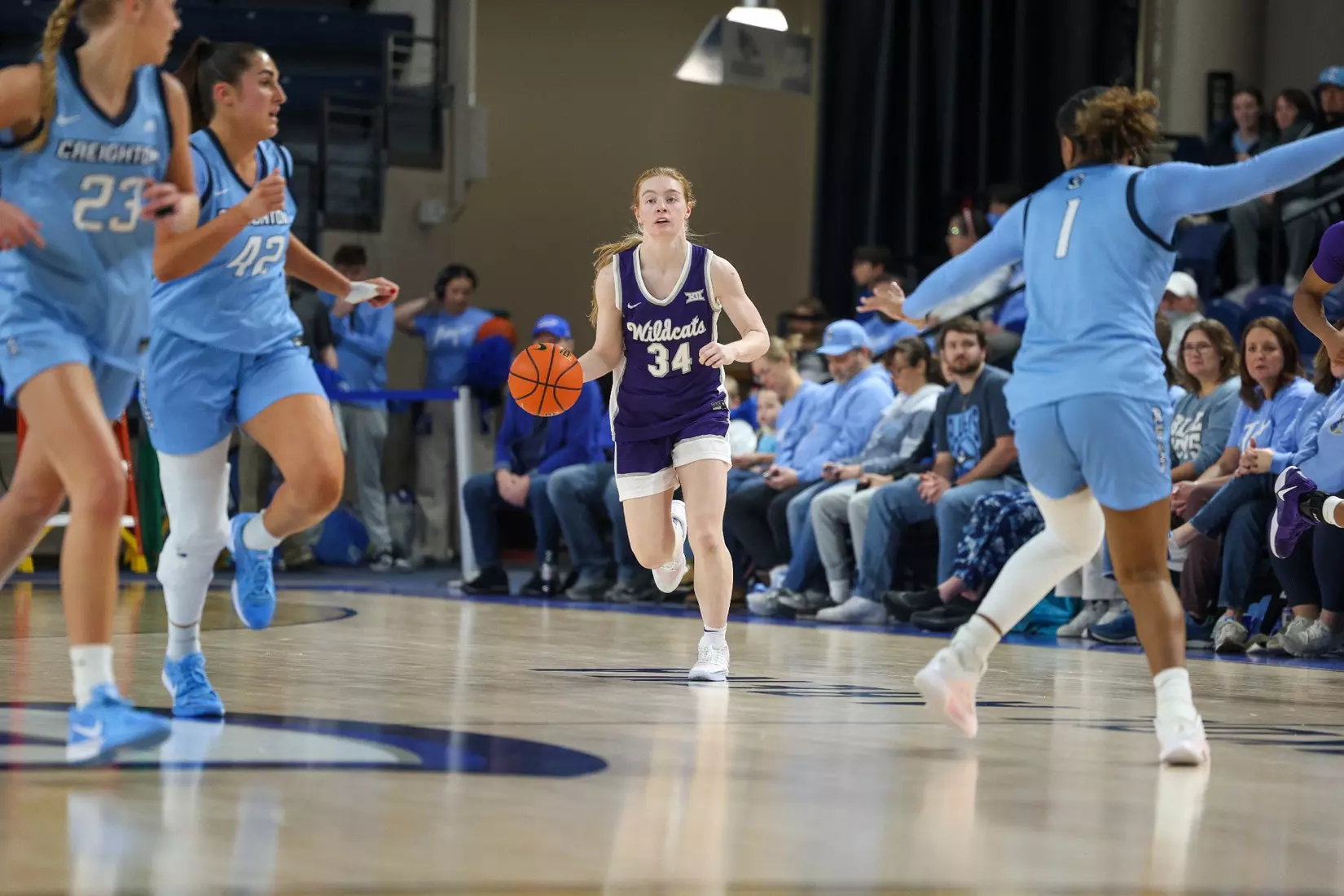 KStateWBB @ Creighton, December 14th, DJ Sokol Arena. Final: K-State 75, Creighton 71