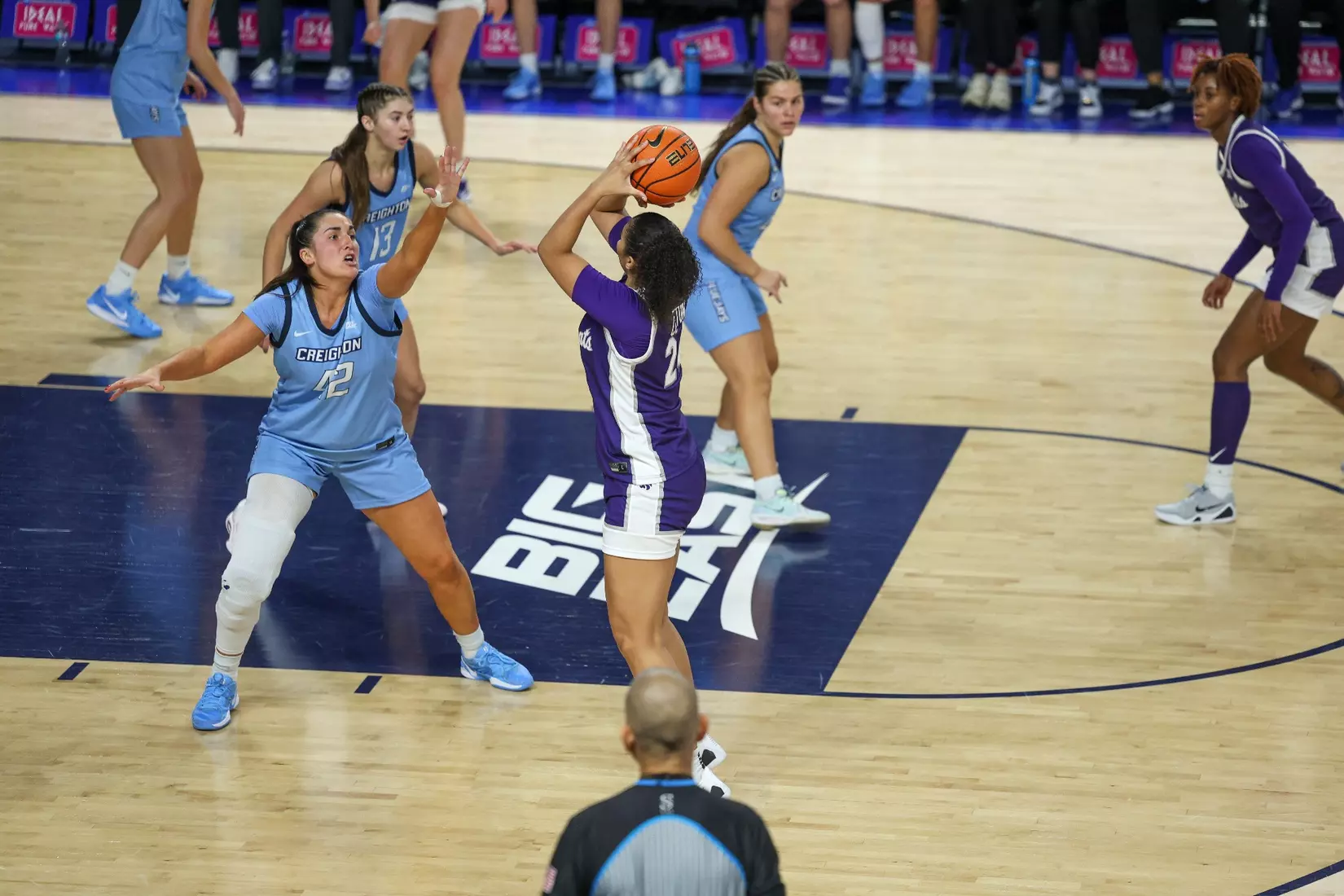 KStateWBB @ Creighton, December 14th, DJ Sokol Arena. Final: K-State 75, Creighton 71