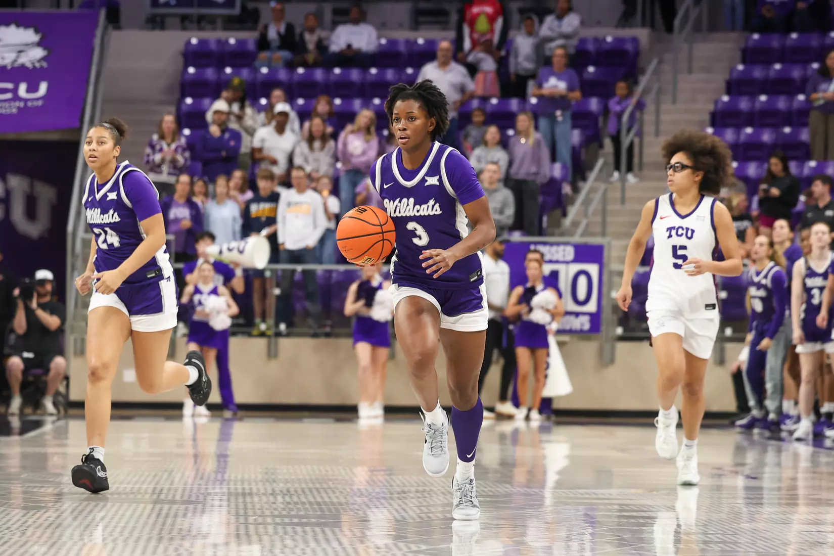 KStateWBB vs #9 TCU, Fort Worth, TX : December 20, 2025, Final: K-State 55, TCU 77