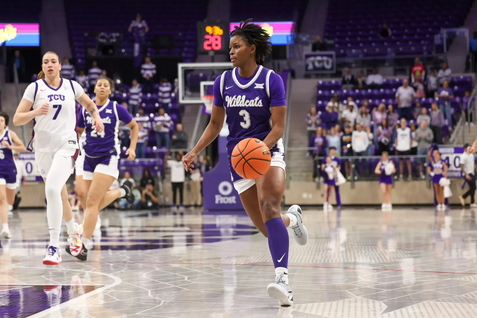 KStateWBB vs #9 TCU, Fort Worth, TX : December 20, 2025, Final: K-State 55, TCU 77