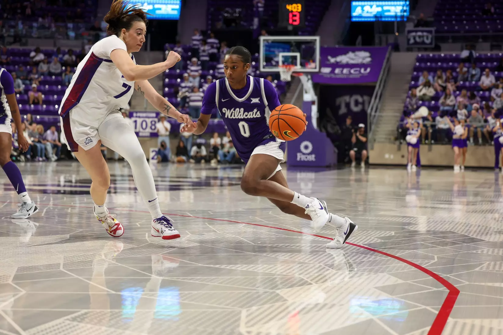 KStateWBB vs #9 TCU, Fort Worth, TX : December 20, 2025, Final: K-State 55, TCU 77