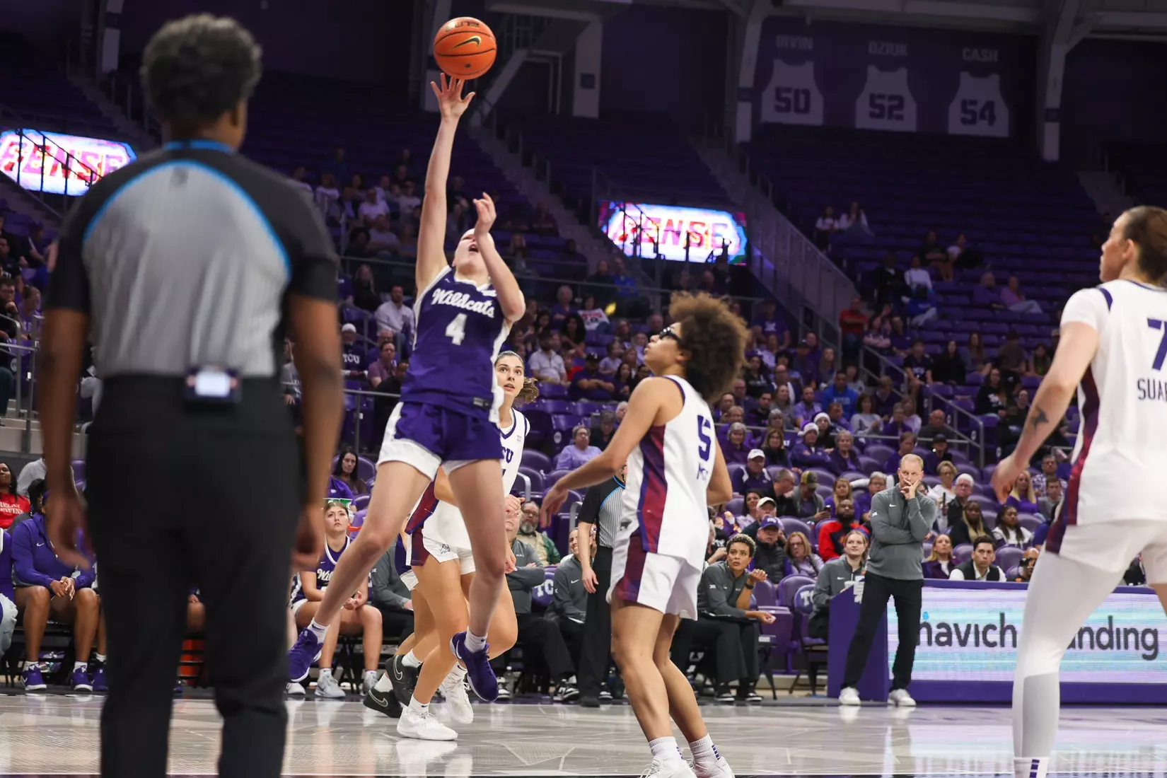 KStateWBB vs #9 TCU, Fort Worth, TX : December 20, 2025, Final: K-State 55, TCU 77
