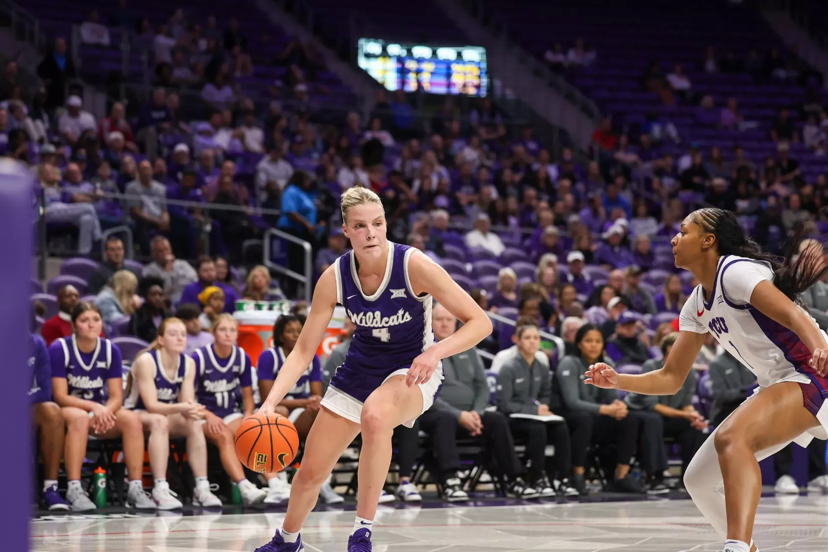 KStateWBB vs #9 TCU, Fort Worth, TX : December 20, 2025, Final: K-State 55, TCU 77