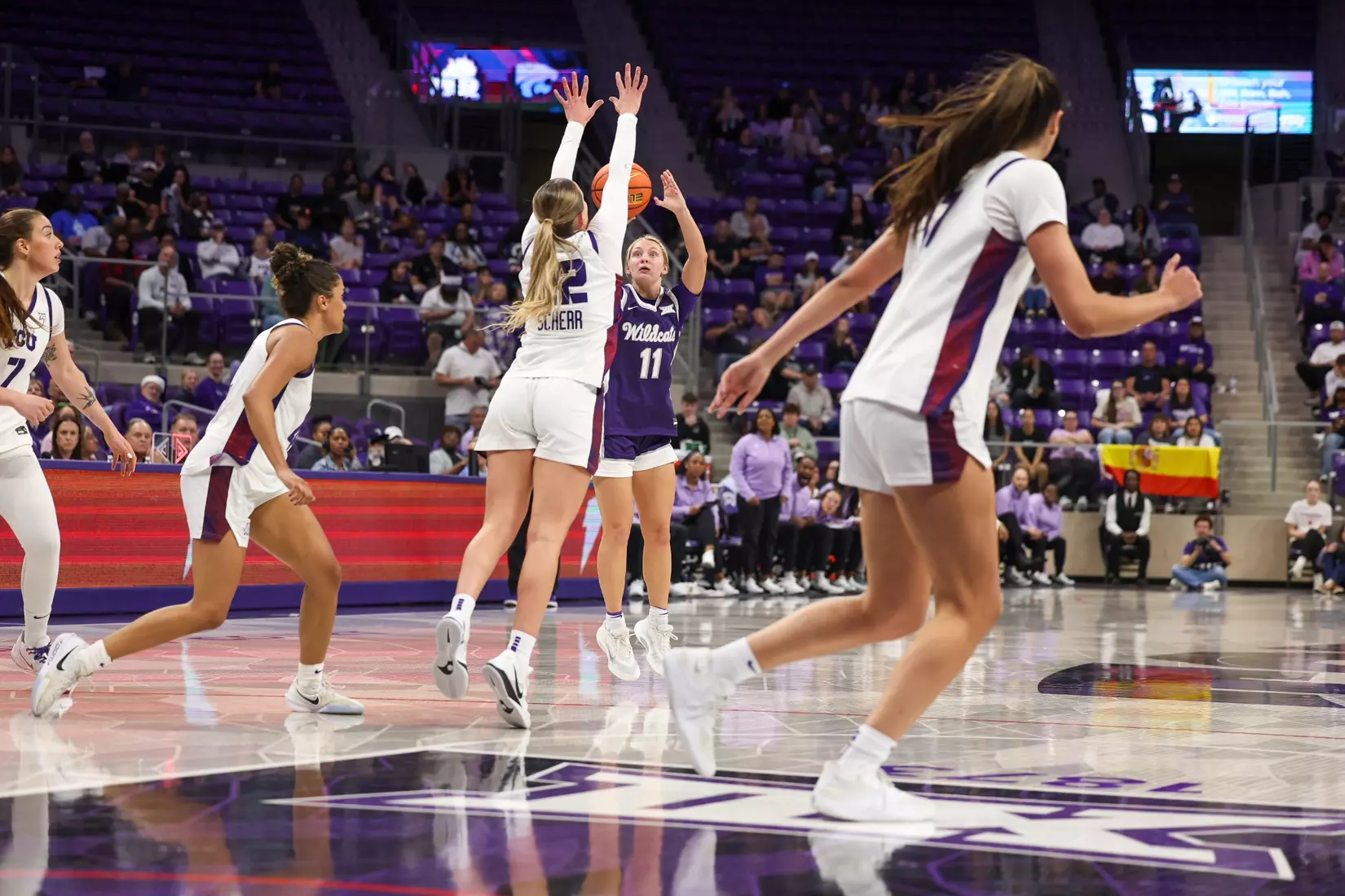 KStateWBB vs #9 TCU, Fort Worth, TX : December 20, 2025, Final: K-State 55, TCU 77