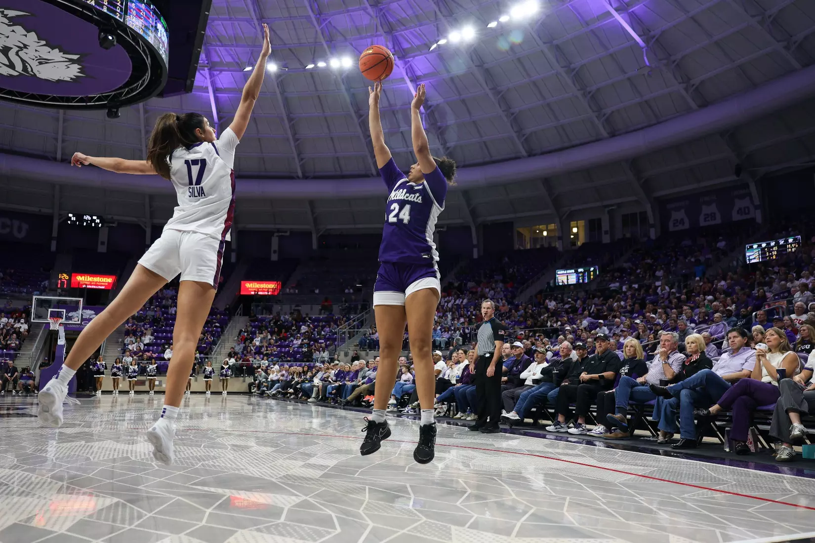 KStateWBB vs #9 TCU, Fort Worth, TX : December 20, 2025, Final: K-State 55, TCU 77