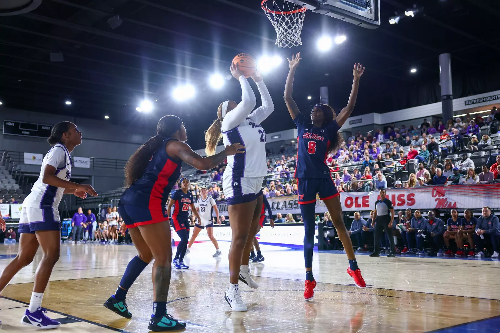 KStateWBB vs Ole Miss, Bill Snyder Classic, Cats 61, Rebels 60. St Joseph, MO, December 7th