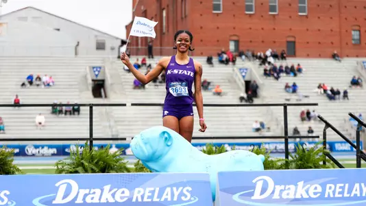 TF Safhia Hinds 400 meter champion April 25, 2025