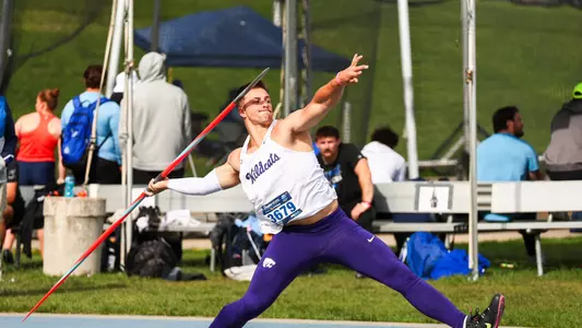 TF Riley Marx javelin champion Drake Relays April 26, 2025