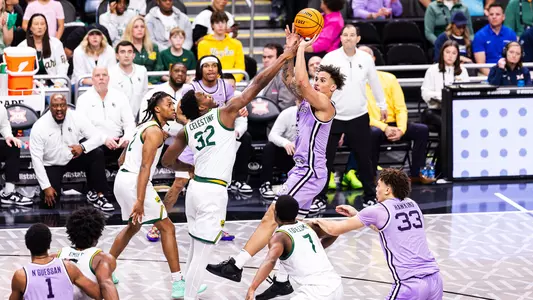 K-State Men's Basketball vs. Baylor, March 12, 2025. Final: KSU 56, BU 70.
Big 12 Tournamnet -Round 2
(Photo: Will Huster/K-State Sports)